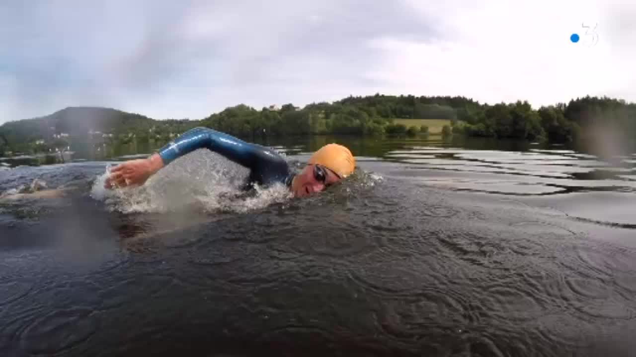 Dans le Puy-de-Dôme, plus de 400 participants au triathlon du lac d'Aydat
