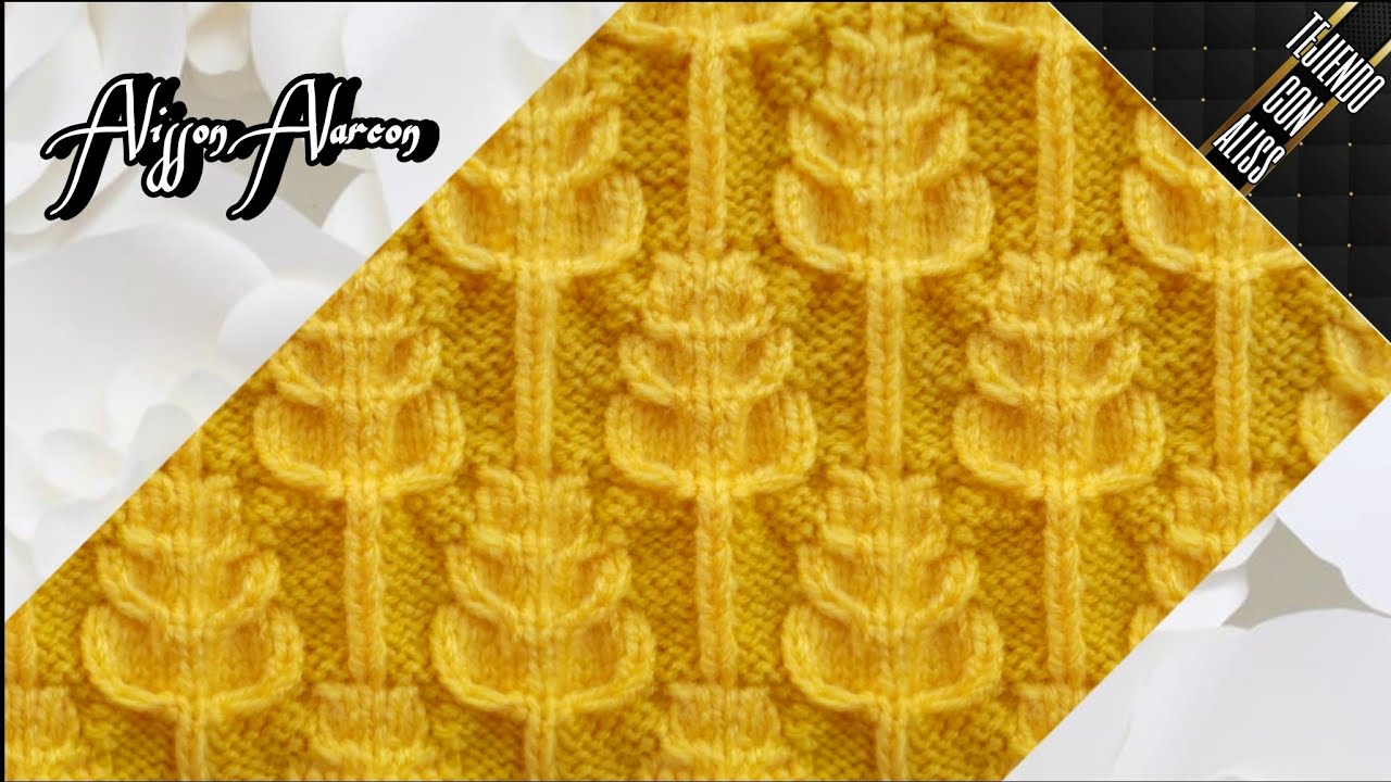 #663 - TEJIDO A DOS AGUJAS / knitting patterns / Alisson . A