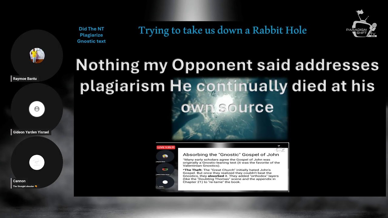 Yaya vs Gideon: Did New the Testament steal from Gnostic Text