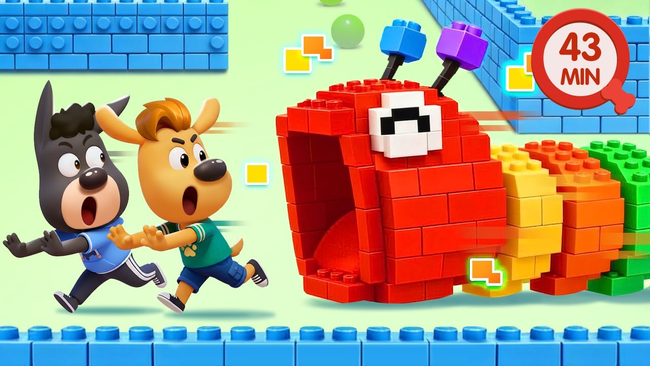 The Hungry Worm from the Game | Good Habits | Kids Adventure | Cartoon | Sheriff Labrador