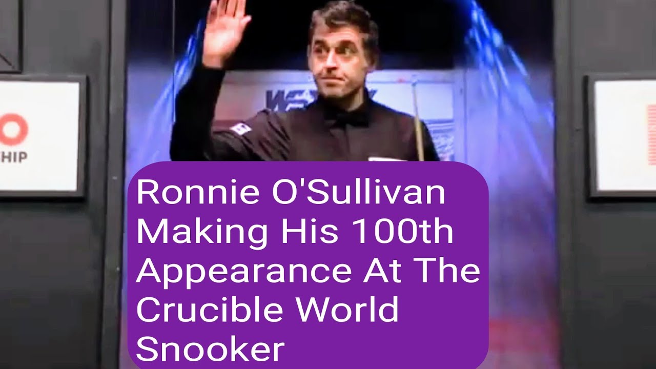 KBV-426  Rob Walker Introduces Ronnie O'Sullivan Vs Luca Brecel + Mark Allen Vs Jak Jones on 25/4.