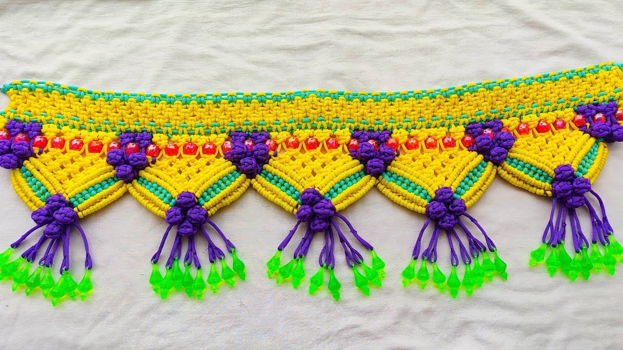 Macrame Toran New Design / Macrame Toran Door Hanging