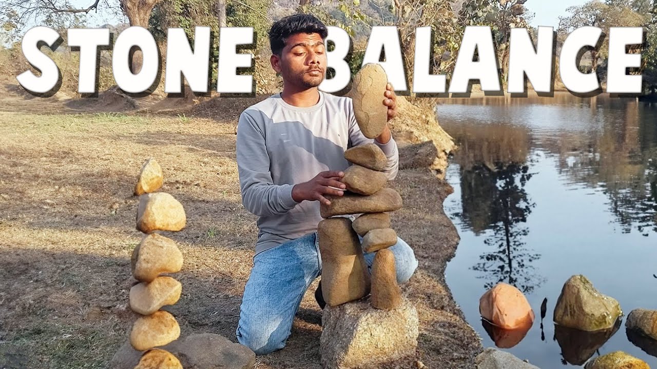 Learn Easy Stone balancing Art । @ShubhSkill