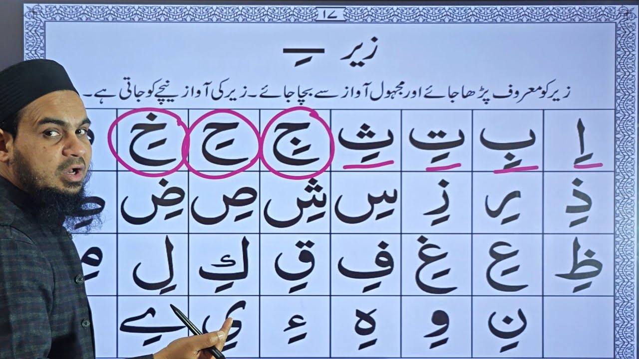 Noorani Qaida Lesson 10 | Noorani Qaida Takhti Number 4 | Arabic Alphabet For Beginners |