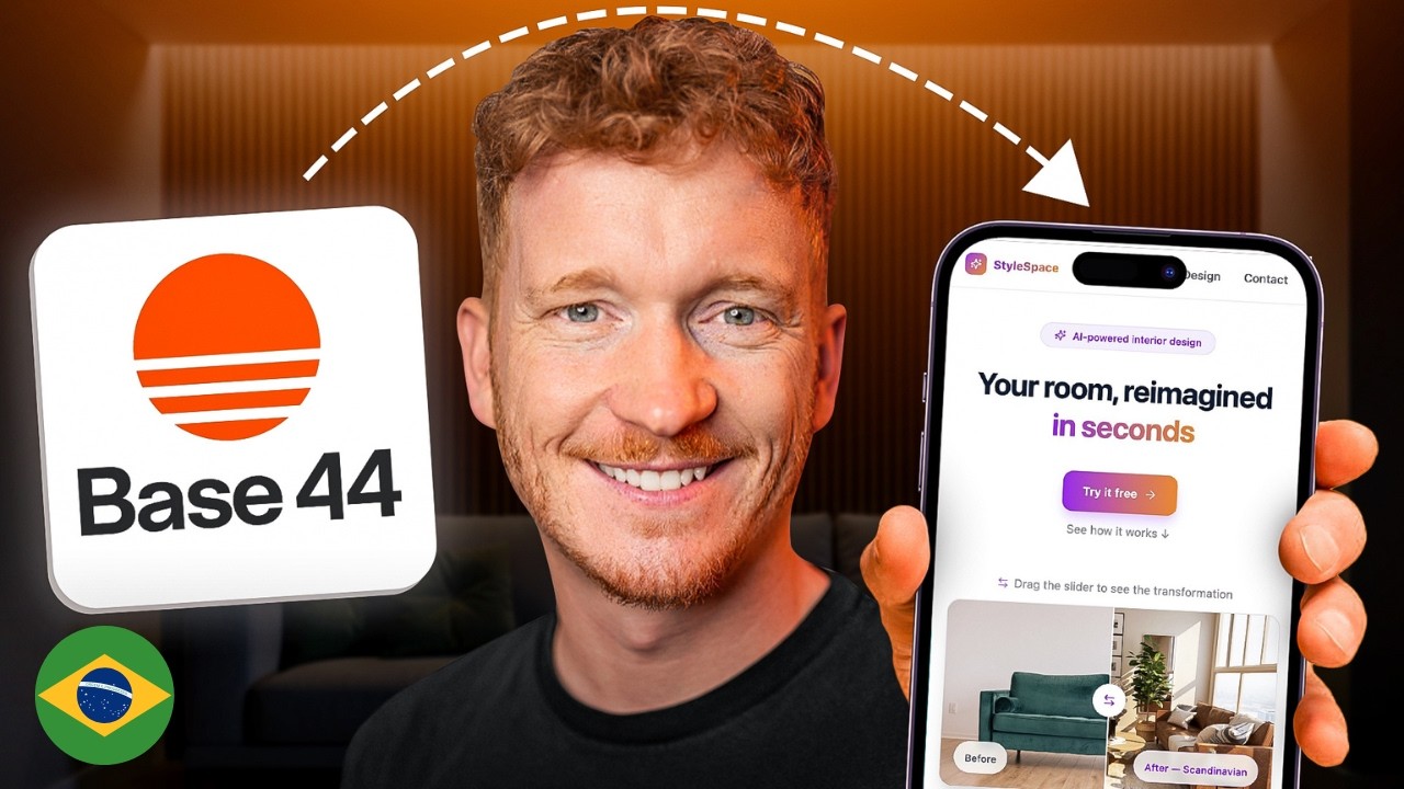 Base44 Tutorial in Portuguese 2026 &ndash; How to create a free AI app