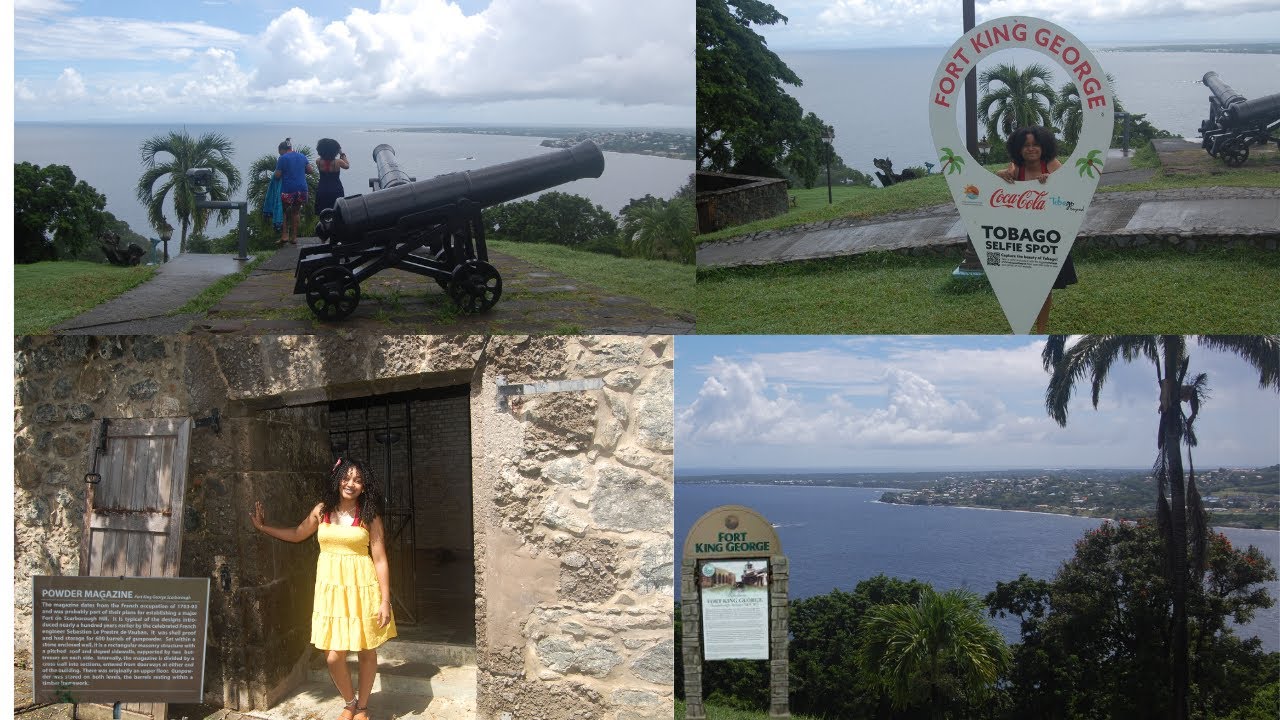 Day 3 & 4 in Tobago| Fort King George | Beach Hunting | Petting Zoo🗿🏛️☀️🌊🐒🦜🐓