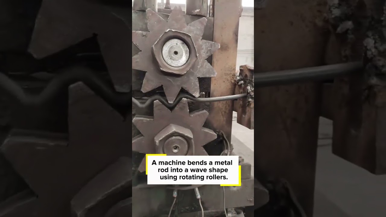 Wave Wire Forming Machine #engineering #manufacturing #metalworking