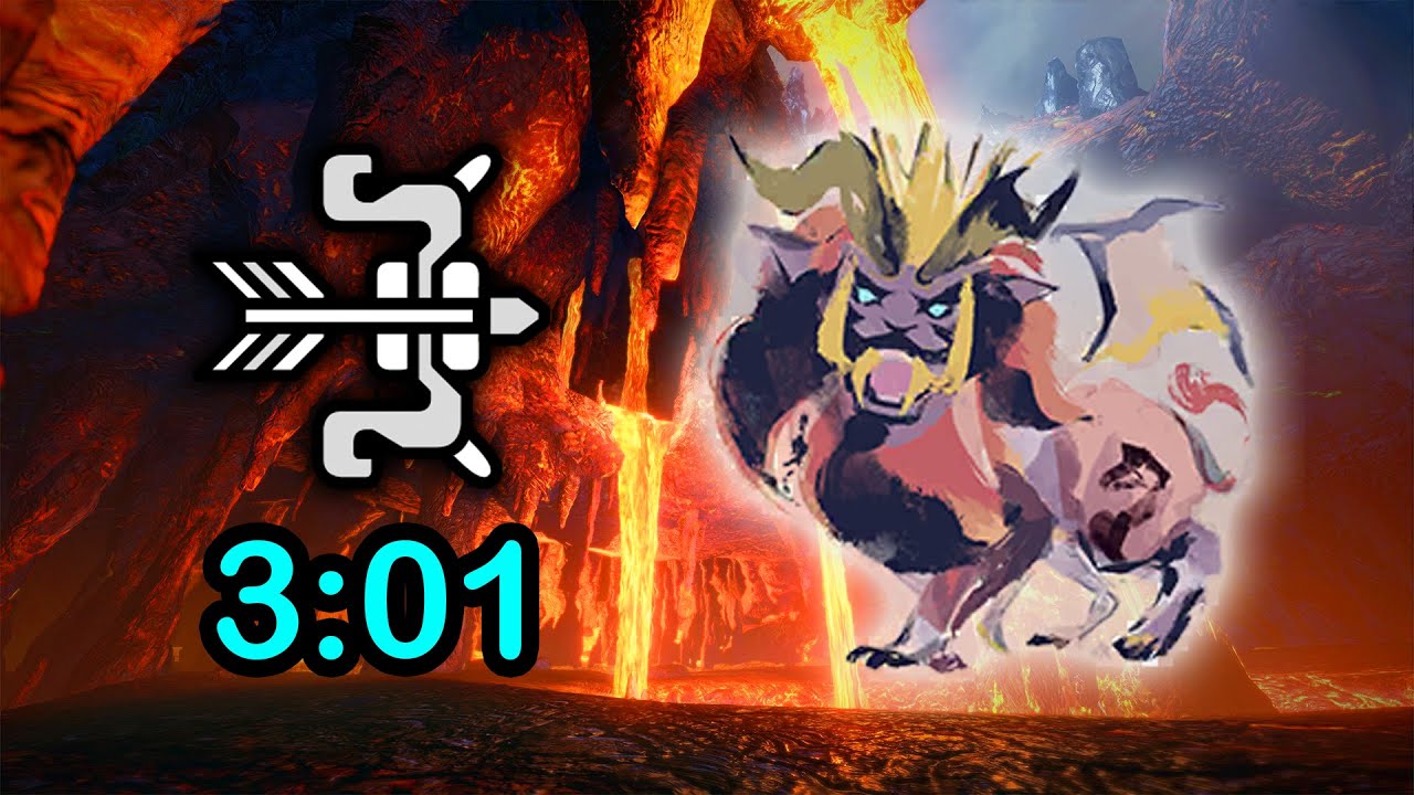 MH Rise Teostra SOLO SPEEDRUN BOW 3'01
