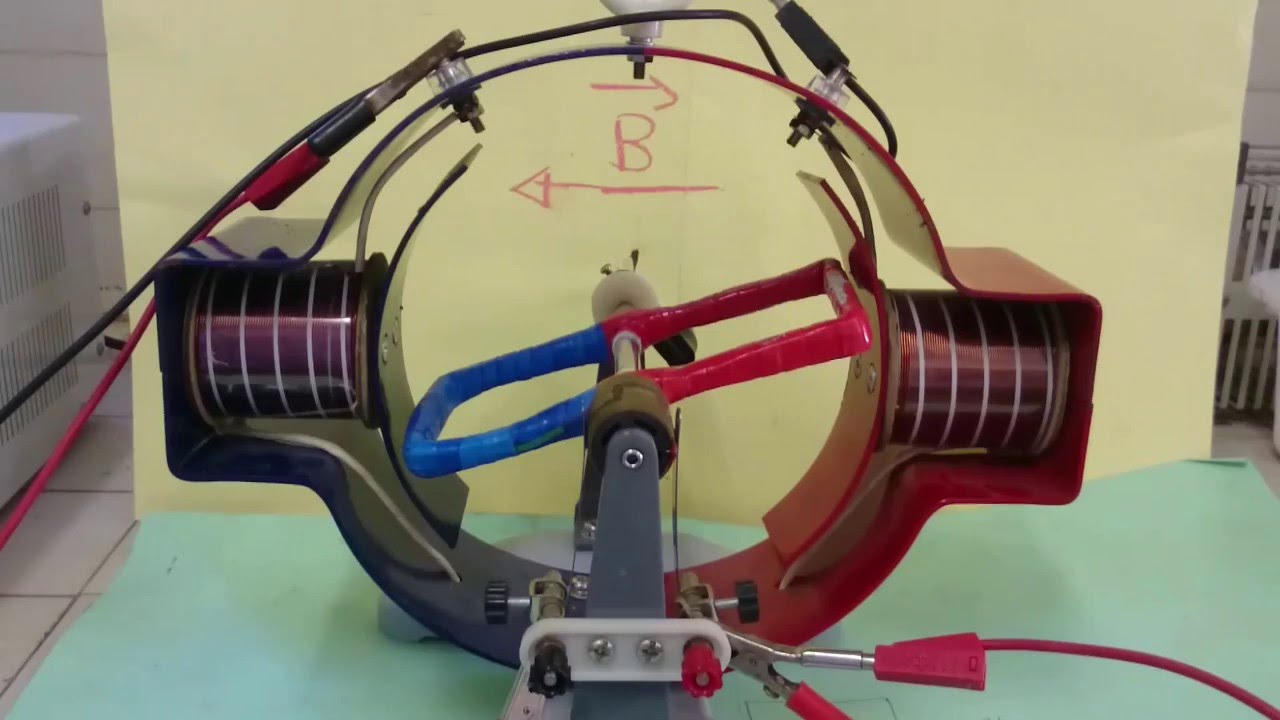 مبدأ إشتغال المحرك الكهربائي ـ قوة لبلاص moteur éléctrique