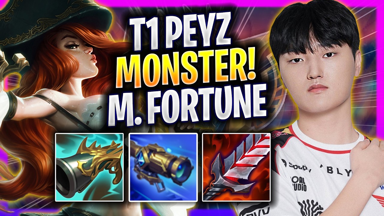 PEYZ IS A MONSTER WITH MISS FORTUNE! - T1 Peyz Plays Miss Fortune ADC vs Ezreal! | Season 2026