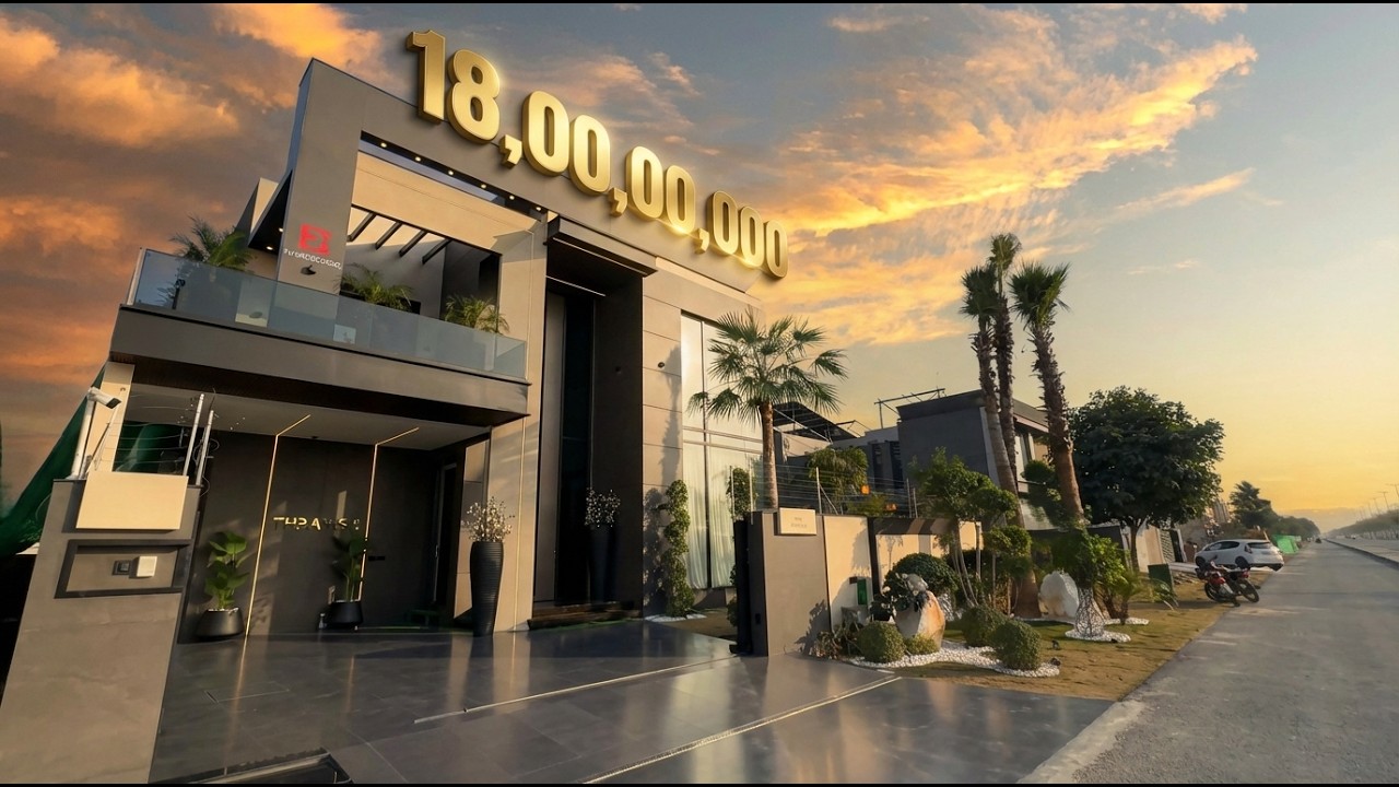 1 Kanal Brand New Luxury House in DHA Phase 7 Lahore | 18 Crore Mega Mansion Tour