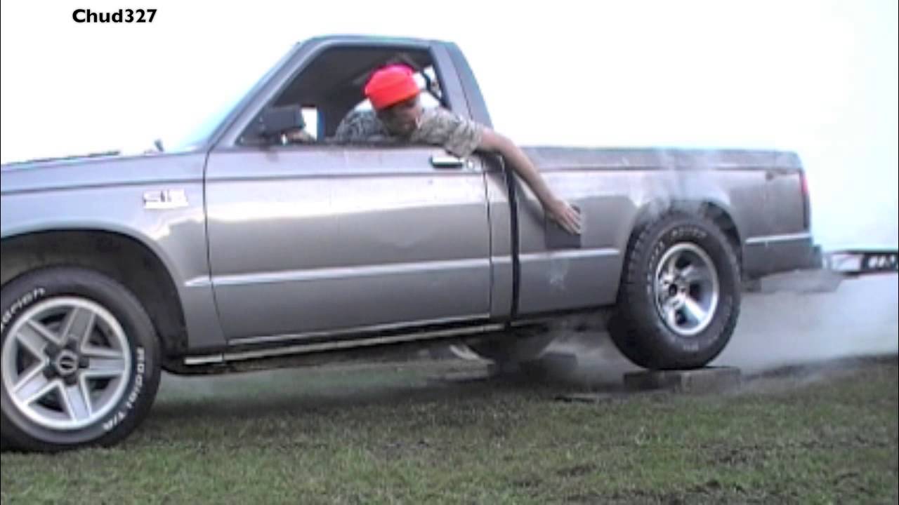 The S-10 V8 9 Minute Burnout Compilation.