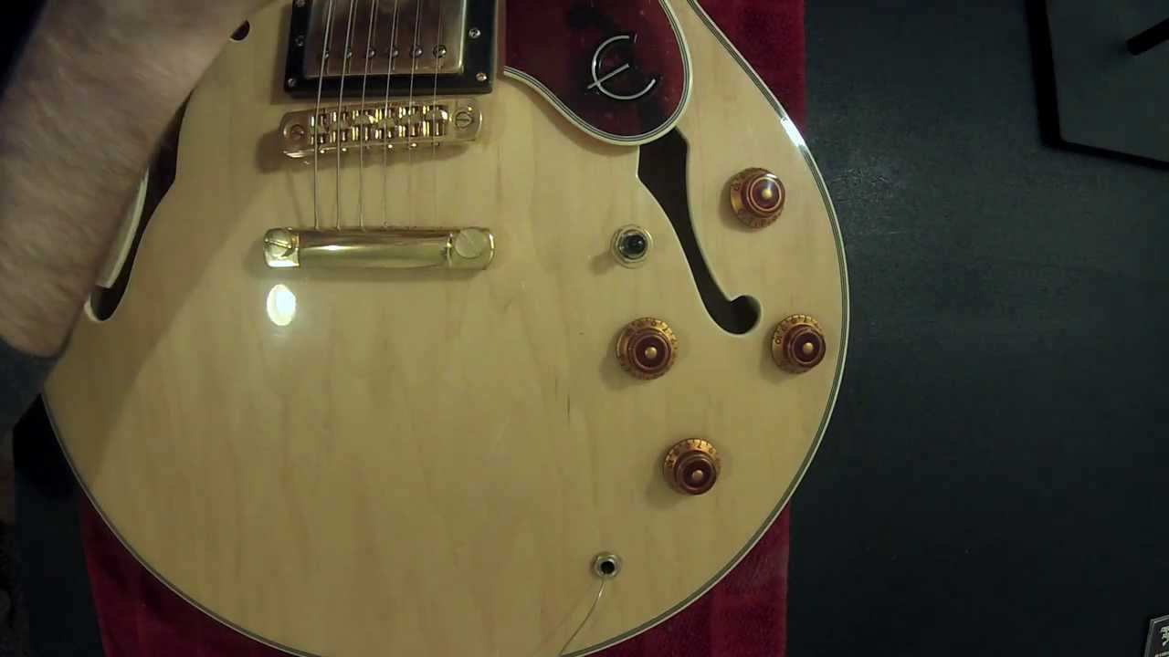 How to fix an input jack on a hollow body guitar - Hollowbody Electric Guitar