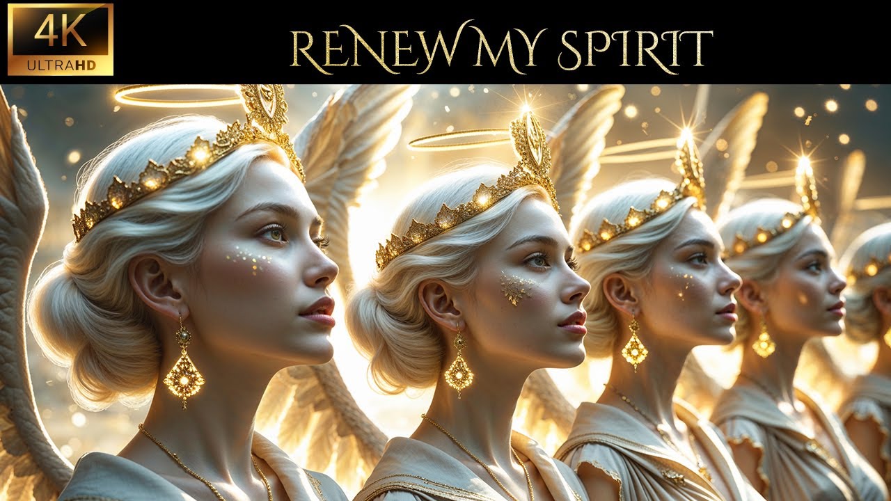 Renew My Spirit – Psalm 51:12 | Worship In Heaven | Divine Harmony Choir (4K)