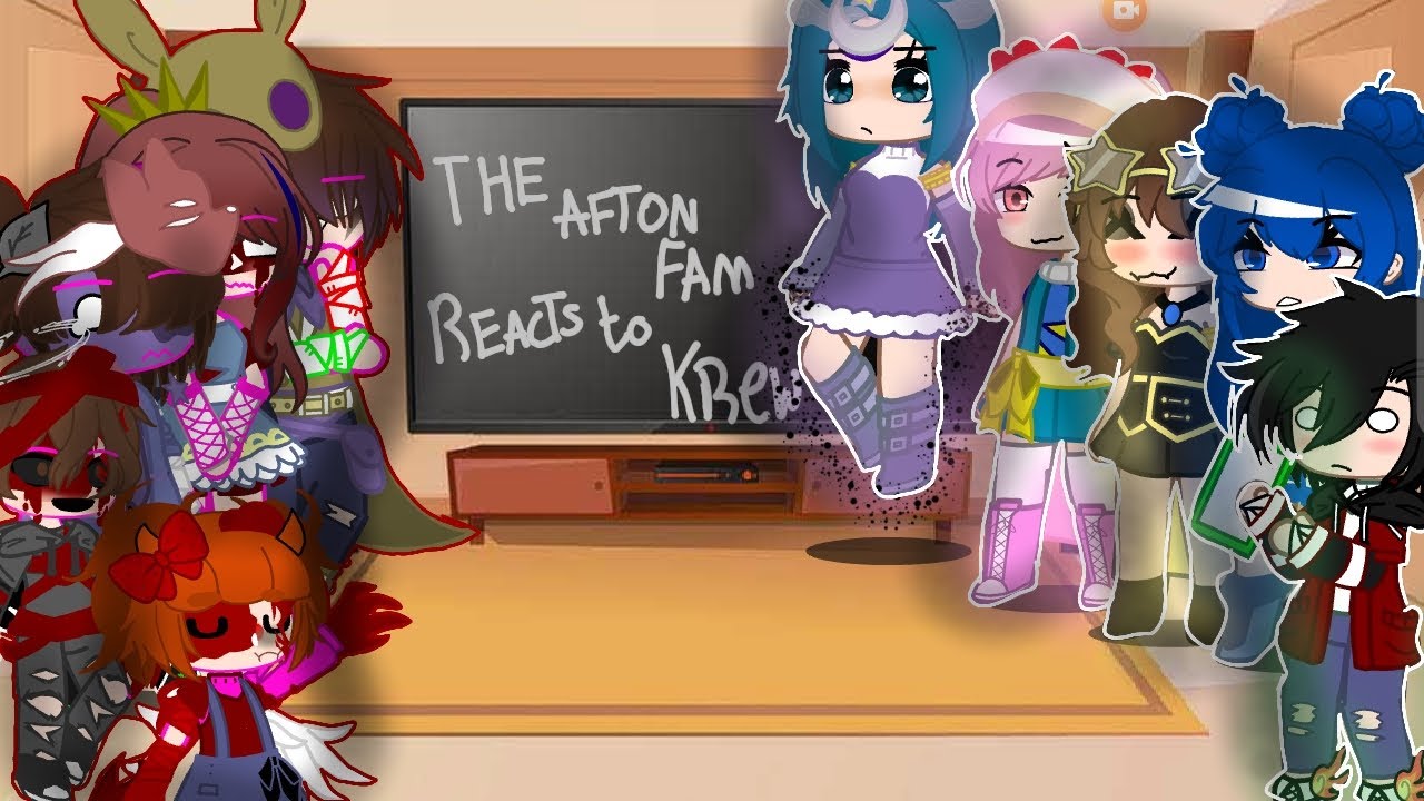 the AFTON FAMILY reacts to KREW ||3/4 pts||this video is for hitting 200 subs||