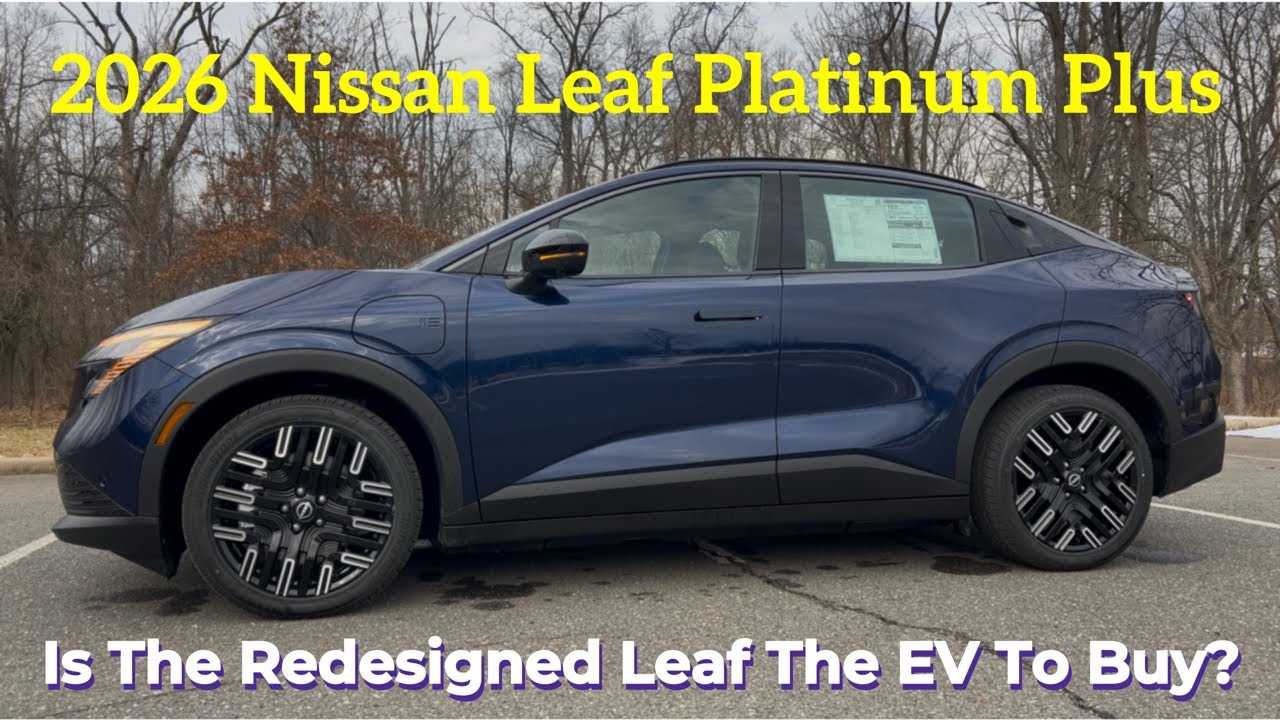 Nissan Leaf Platinum Plus 2026 года: Nissan Leaf 2026 года — удивительно крутой автомобиль!