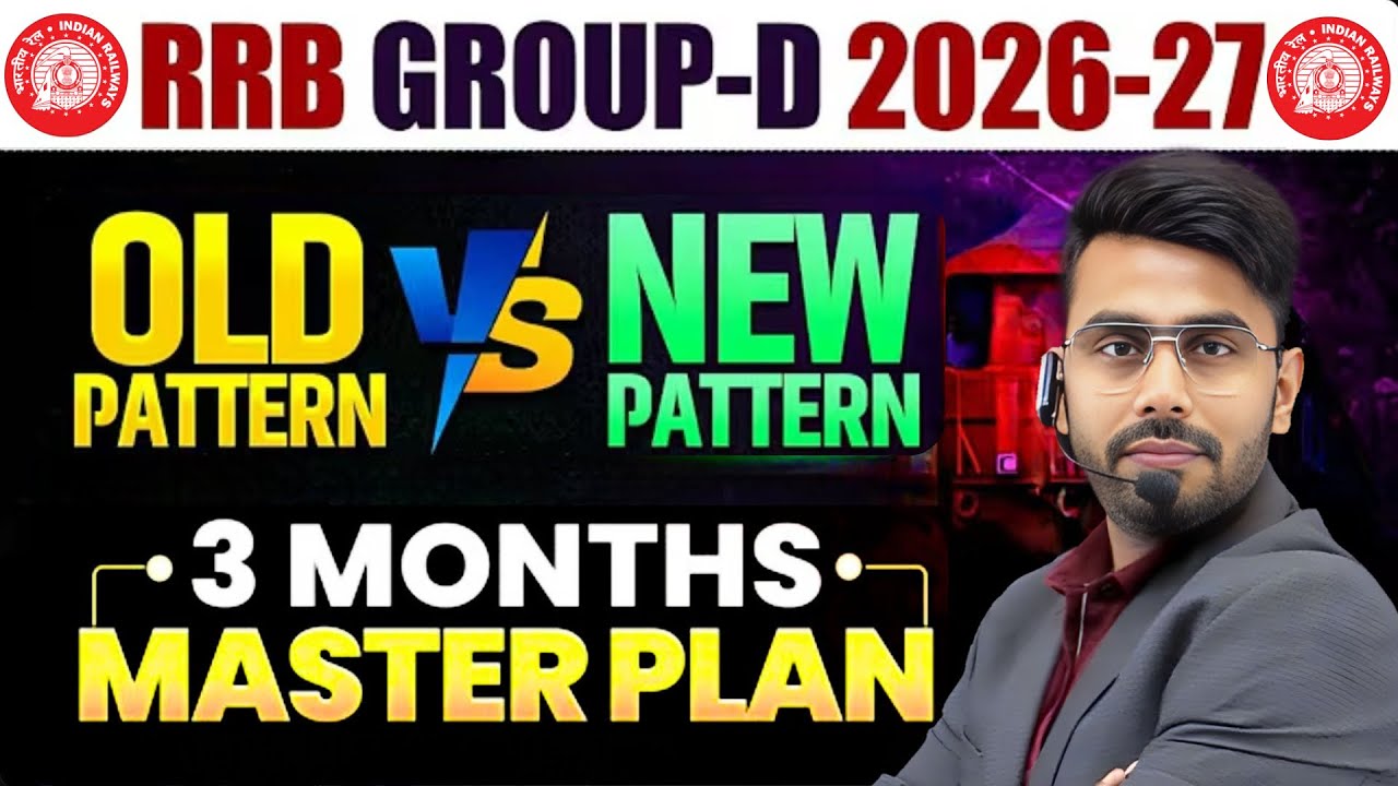 RRB Group D Strategy 2026 🔥 Complete Study Plan + Syllabus + Exam Pattern | Crack in 1st Attempt
