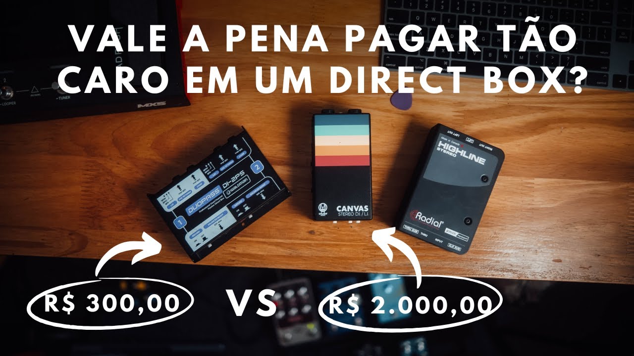 Porque gastar dinheiro com Direct Box? | CANVAS STEREO vs WALDMAN DUOPASS vs RADIAL HIGHLINE