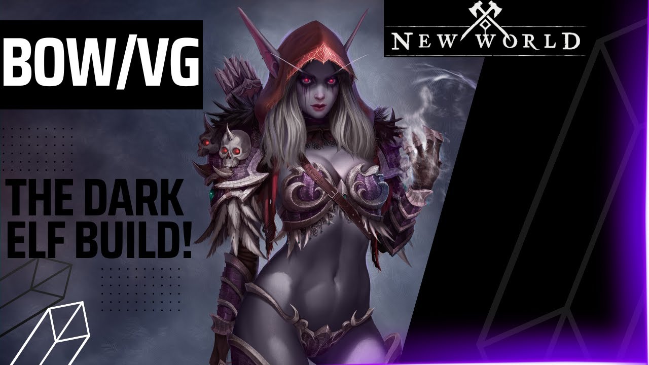 BOW/VG! THE DARK ELF BUILD! NEW WORLD PVP! BOW/VOID GAUNTLET