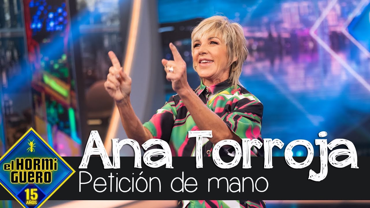 Ana Torroja se quedó de piedra con una petición de mano - El Hormiguero