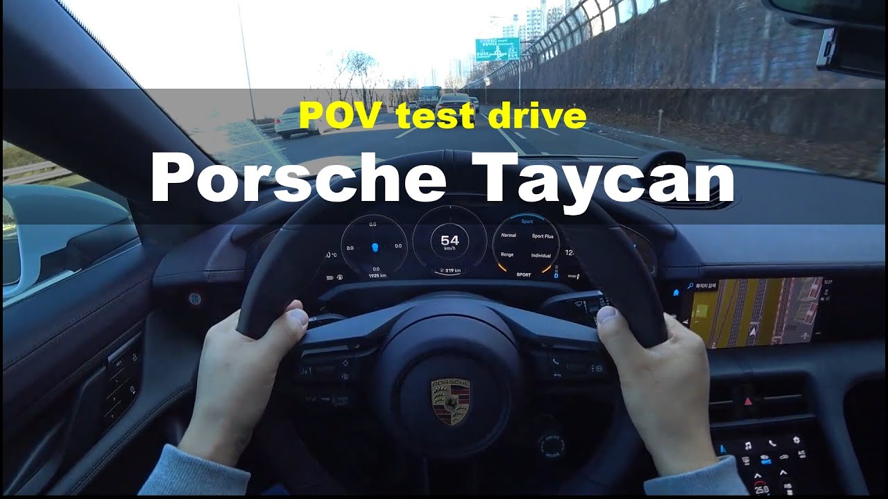 2021 Porsche Taycan POV test drive