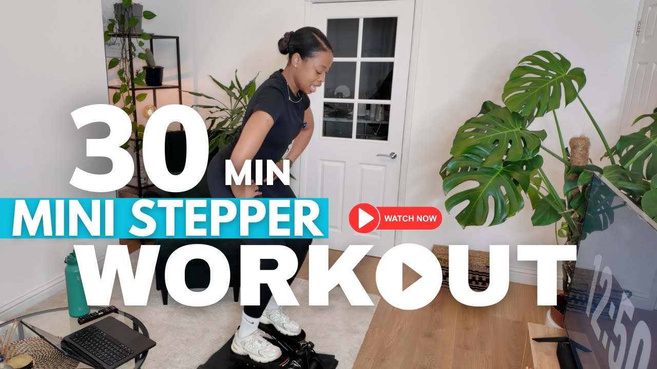 30-Minute Mini Stepper Workout for beginners (Fat Burning, Cardio, Home Fitness)