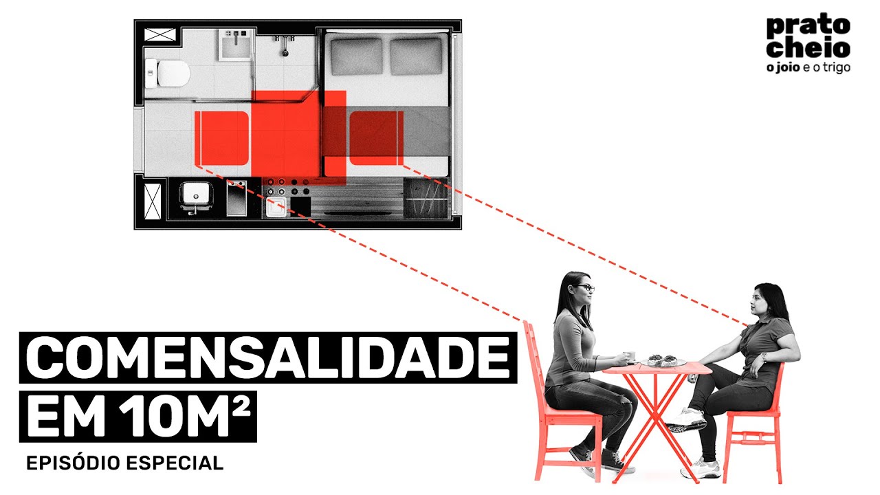 Comensalidade em 10 metros quadrados