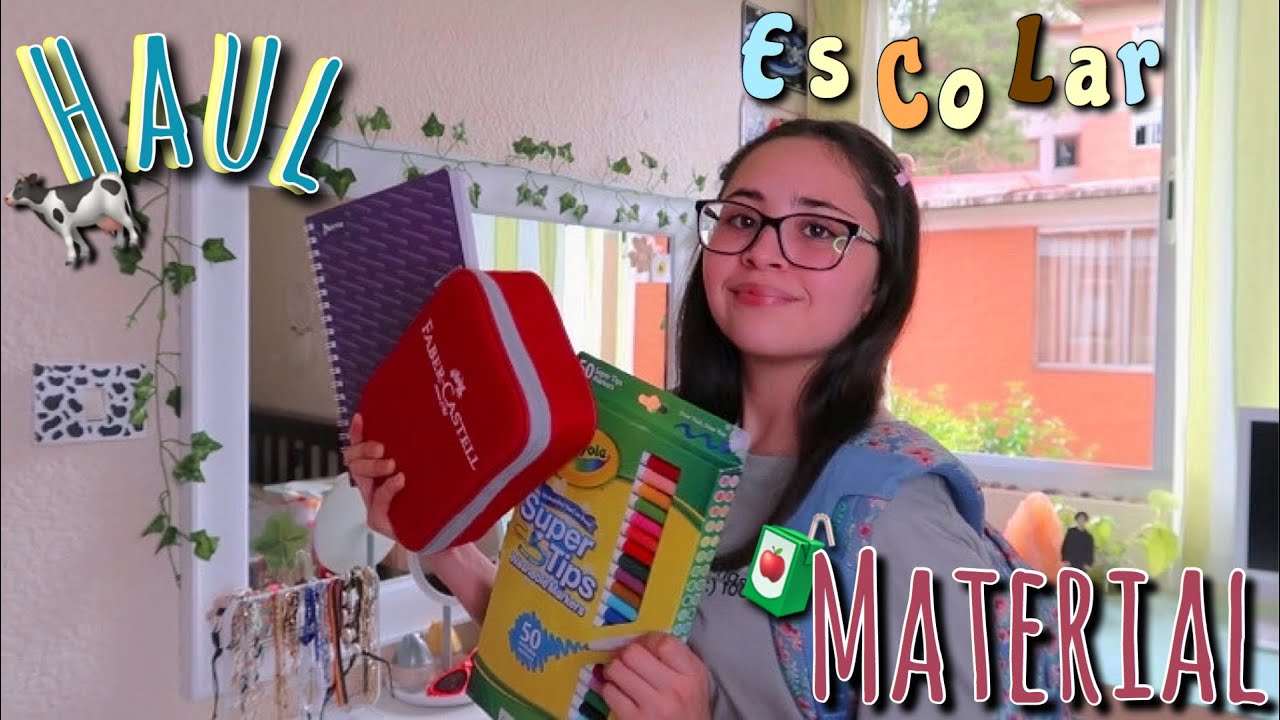 HAUL DE MATERIAL ESCOLAR 📓🧃 Soy Mich Blogs 🐄