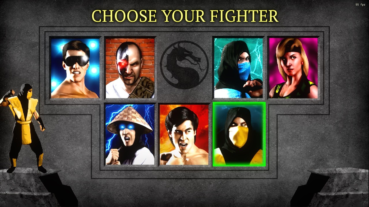Mortal Kombat 1992 Remastered - SCORPION Gameplay Playthrough