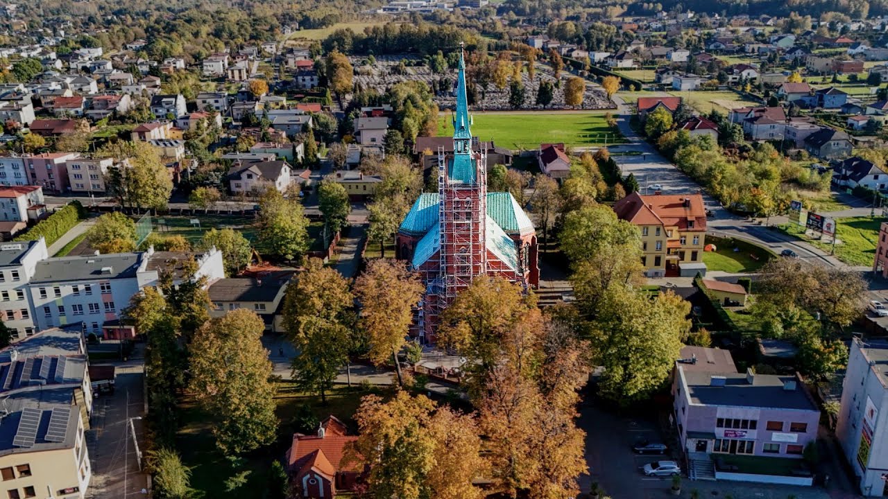 Kościół Rzymskokatolicki pw. św. Jerzego w Rydułtowach -  Dron FPV