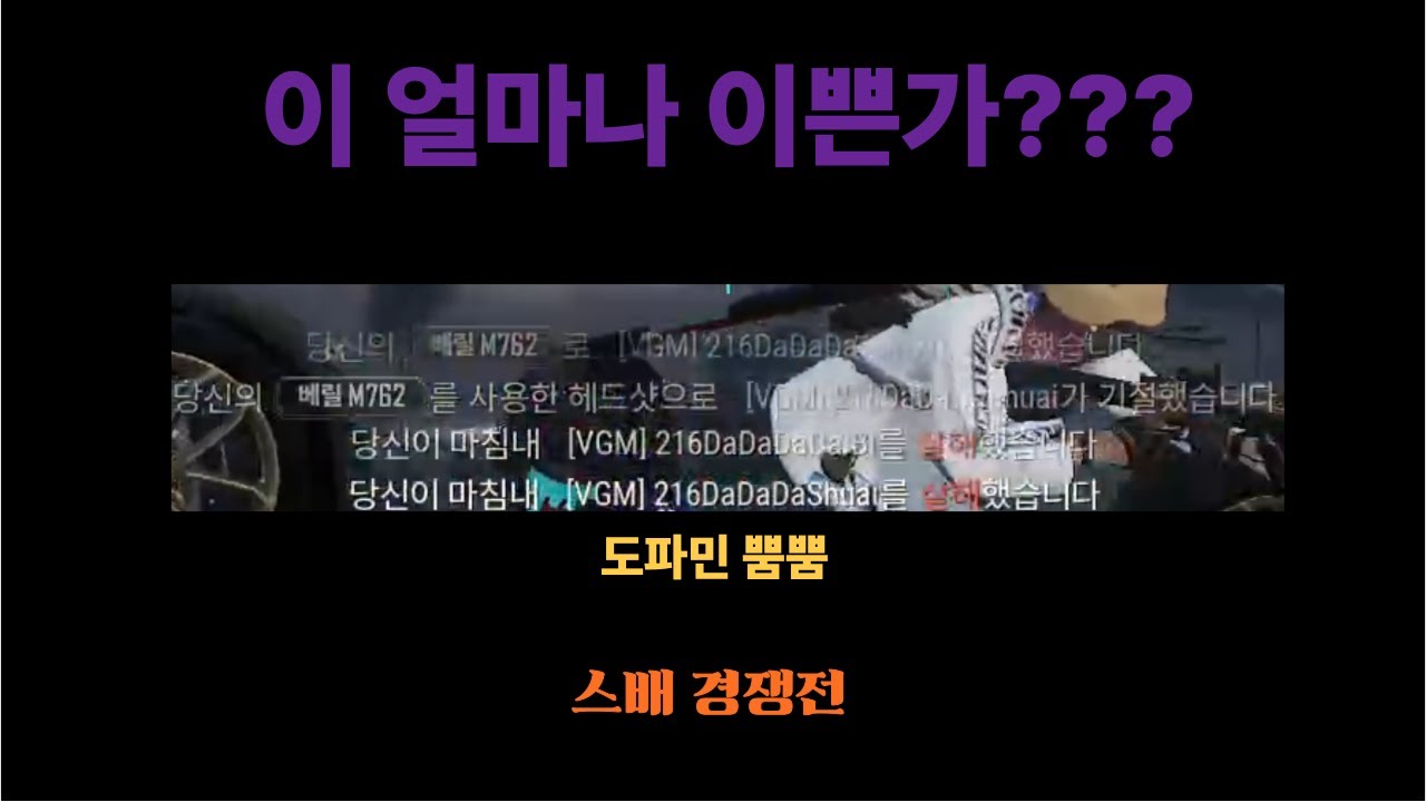 -아재의 배그 일기- 이 얼마나 이쁜가??