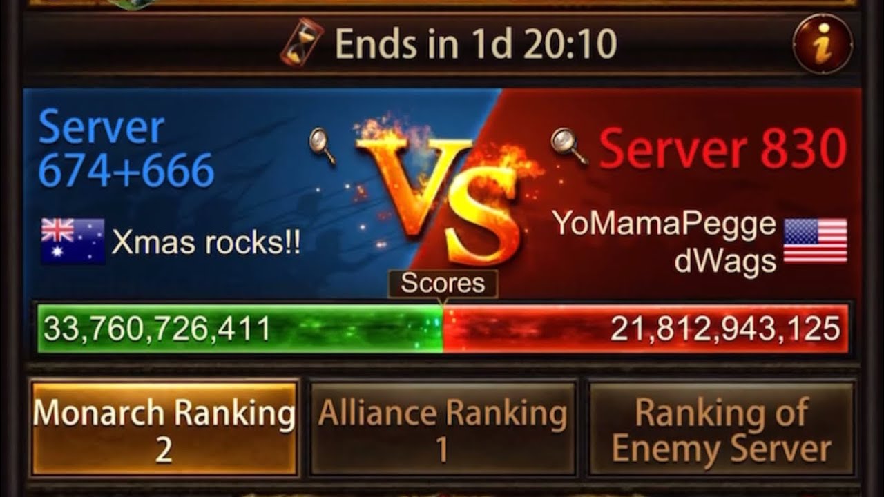 Evony SvS (Throwback!) s674 14A vs s830 War Throw down!! #evony #evonythekingsreturn