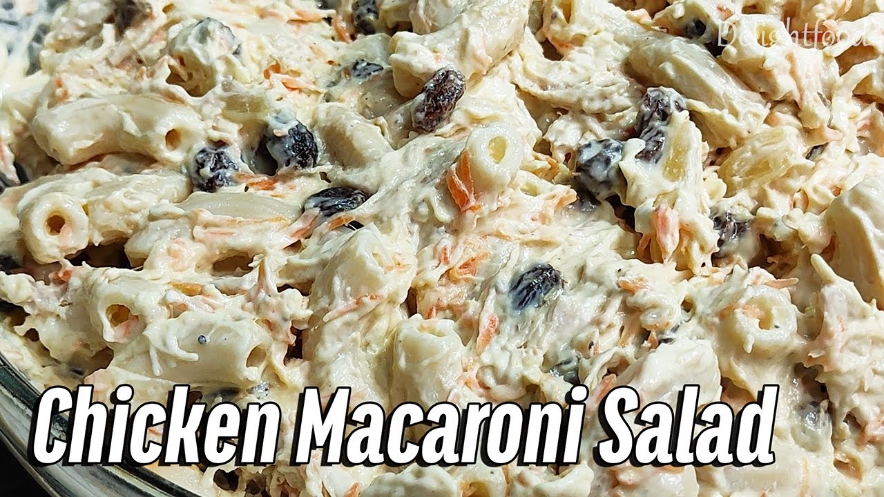 Creamy Chicken Macaroni Salad
