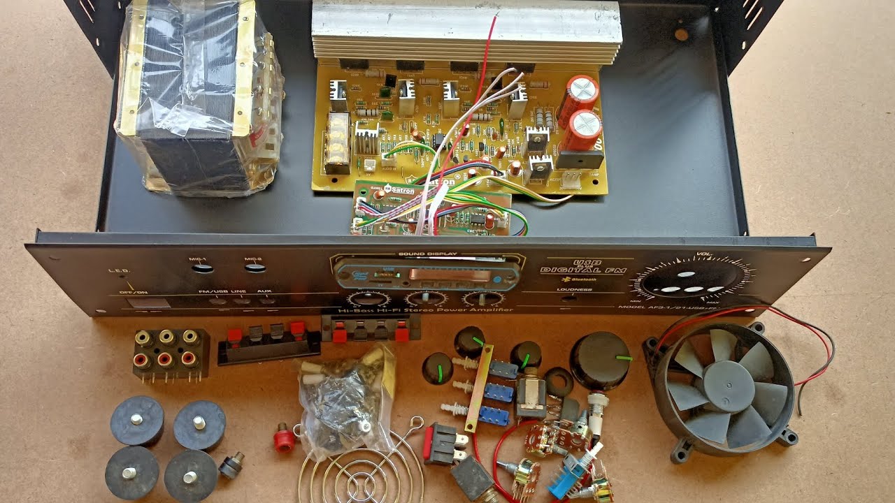 1200 watt (5200.1943) amplifier made in home (200 watt true rms amplifier)