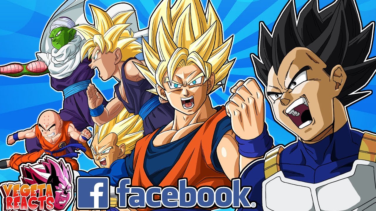Vegeta Reacts To IF DRAGON BALL Z HAD FACEBOOK