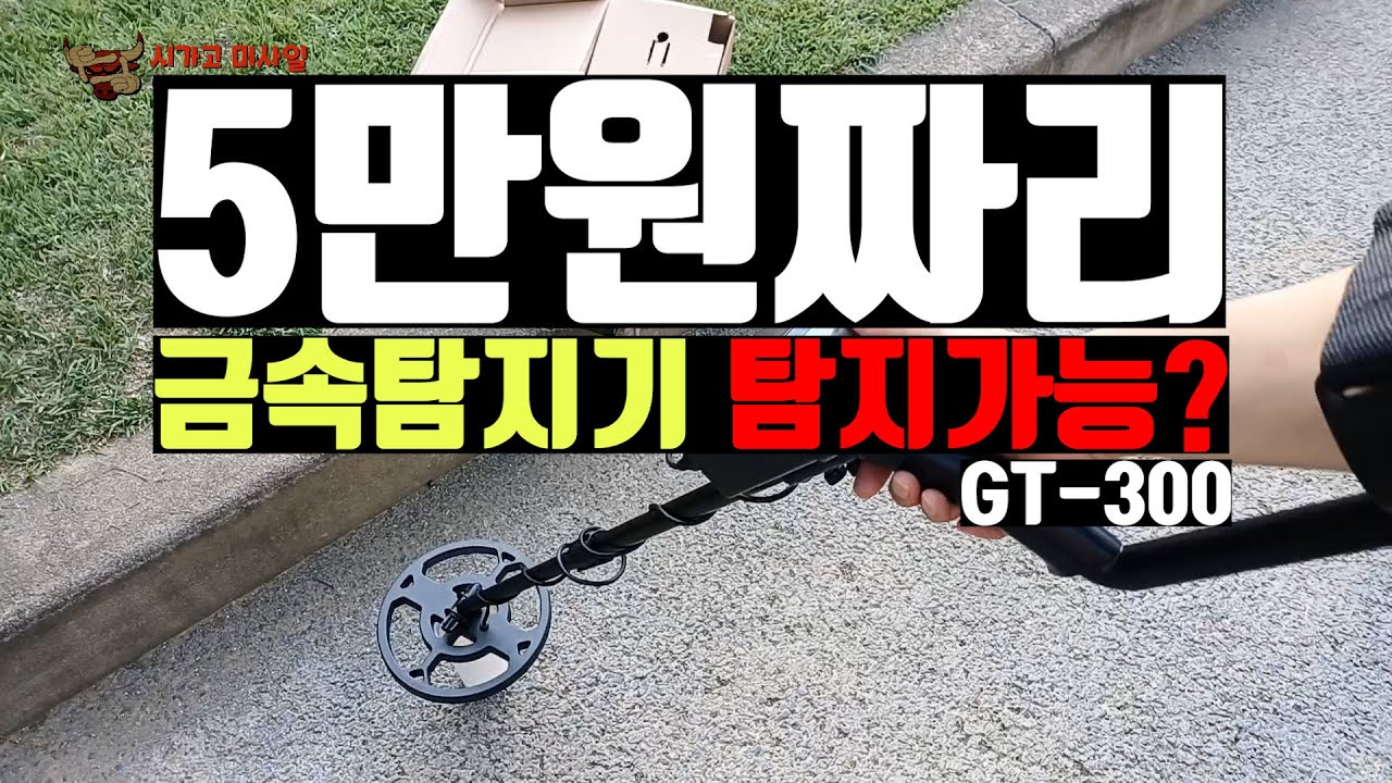 5만원짜리 금속 탐지기 탐지가능? / GT-300