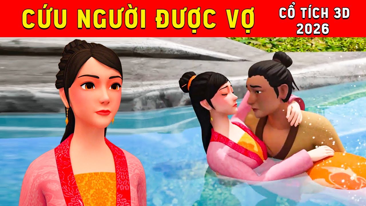 Cổ tích 3D tết Việt Nam 2026 - CỨU NGƯỜI ĐƯỢC VỢ - Bài học cuộc sống - Cổ tích sự tích Việt 2026