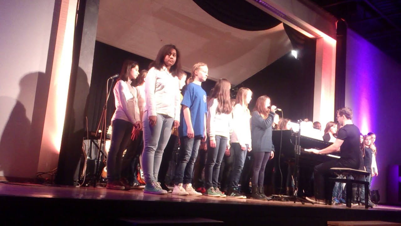 Schulkonzert Dietrich Bonhoeffer Schule DBS Weinheim Laetitia Hofmann Unterstufenchor 17.01.2014