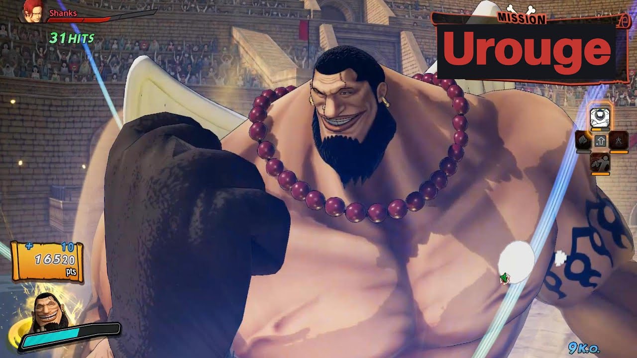 Urouge vs true Colisuem King - One piece: Pirate Warrior 4