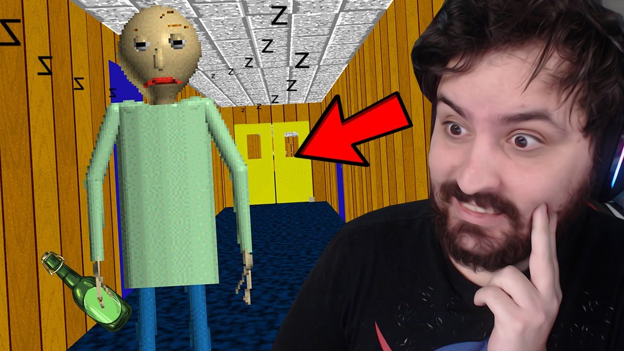 BALDI IS DRUNK AT SCHOOL!! NEW BAD ENDING! - Baldi Basics In Education