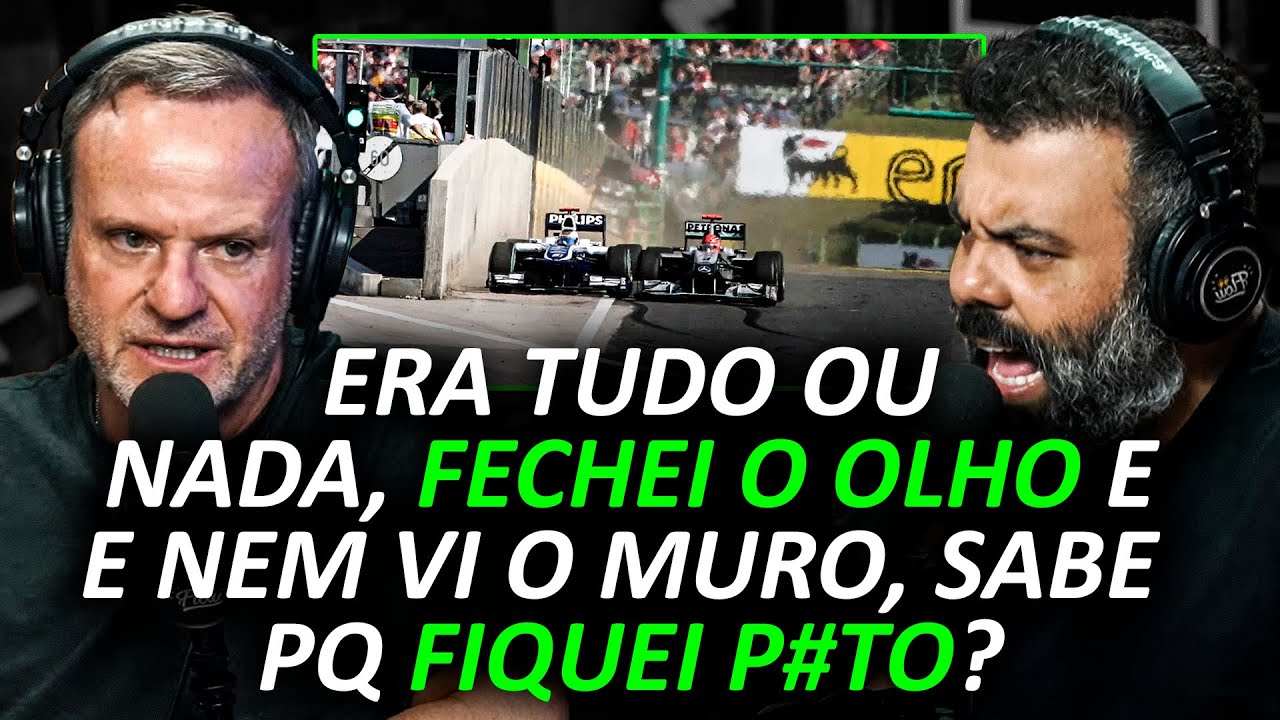 RUBINHO x SCHUMACHER: A ULTRAPASSAGEM + OUSADA da HISTÓRIA da F1