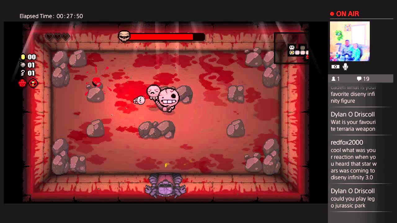 CadenYurk Plays Live: The Binding Of Isaac Rebirth #1 (Cool Seeds)