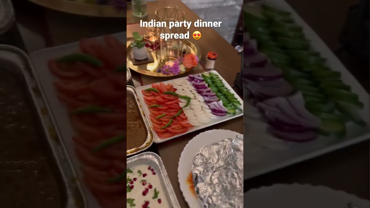 Indian dinner party spread #yummy #foodie #partytime #dinnermenu #homemade