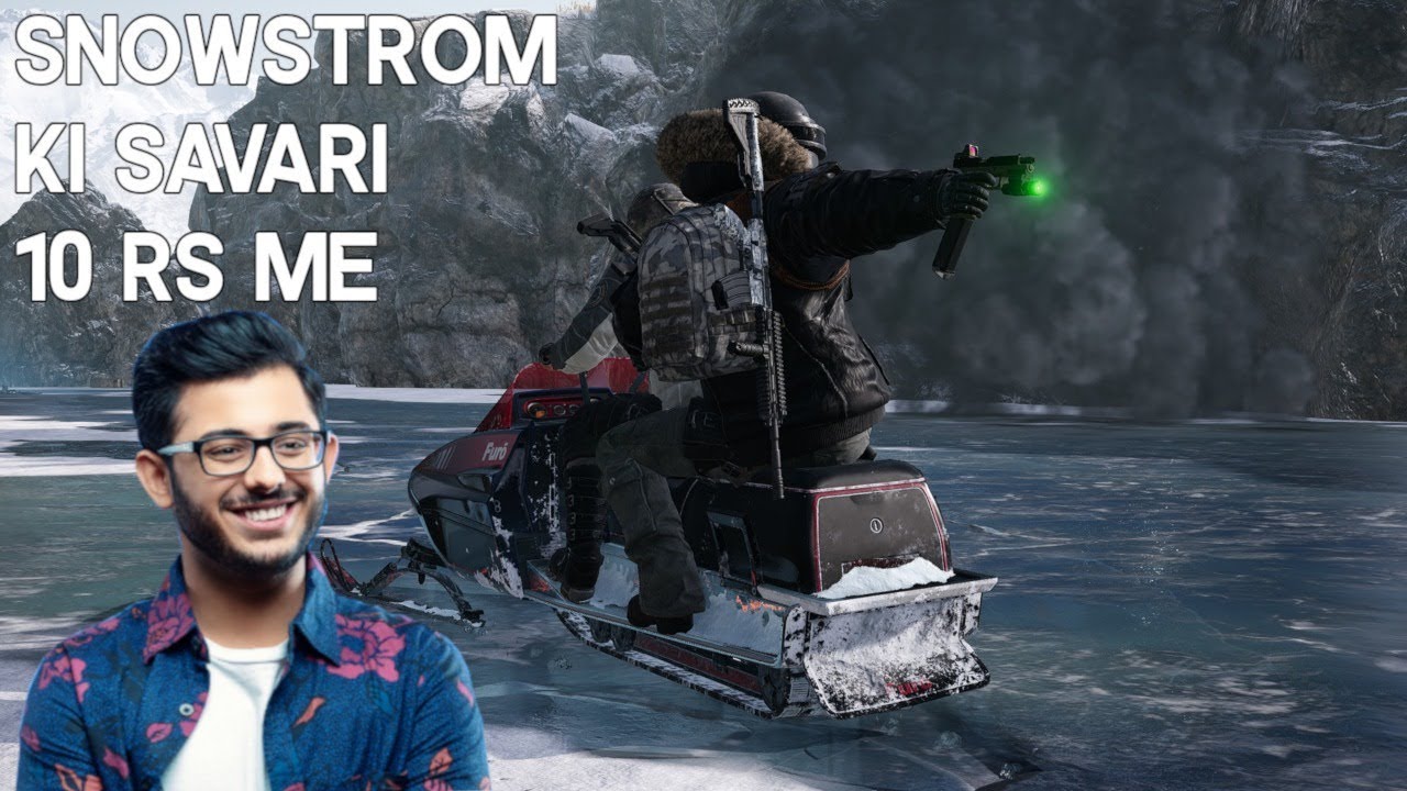 Snowmobile pe bakchodi | PUBGM HIGHLIGHTS NEW MAP