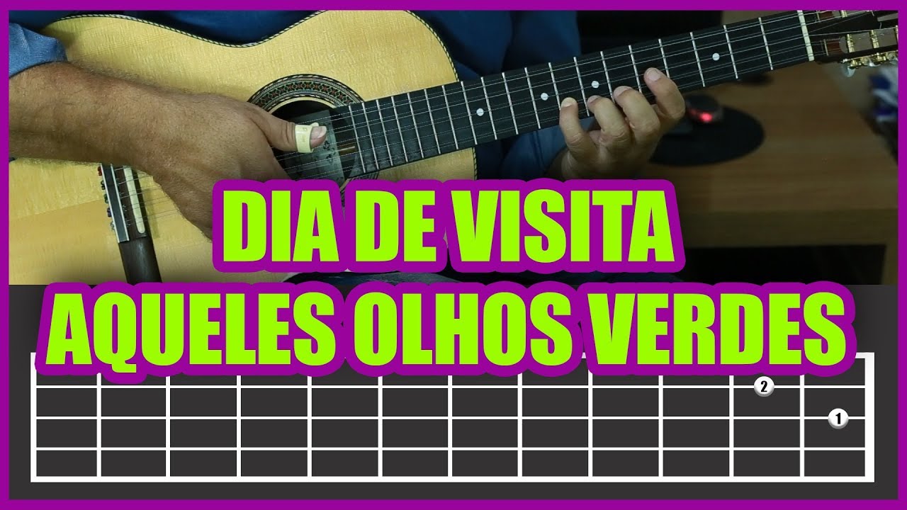 DIA DE VISITA - CIFRA E PONTEADO - MINI CURSO DE VIOLA - AULA 30