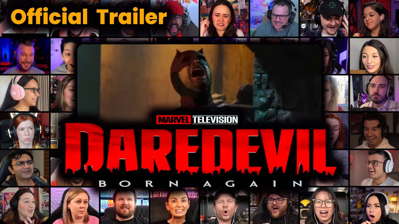Daredevil: Born Again - Official Trailer | REACTION MASHUP | Kingpin - The Punisher - Muse | Disney+