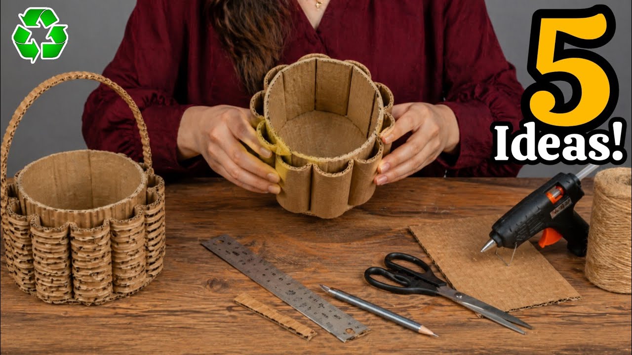 Transforming Cardboard Rolls&Jute 😍5 Super Genius Recycling Ideas ♻️ I Make Many and Sell Them All!