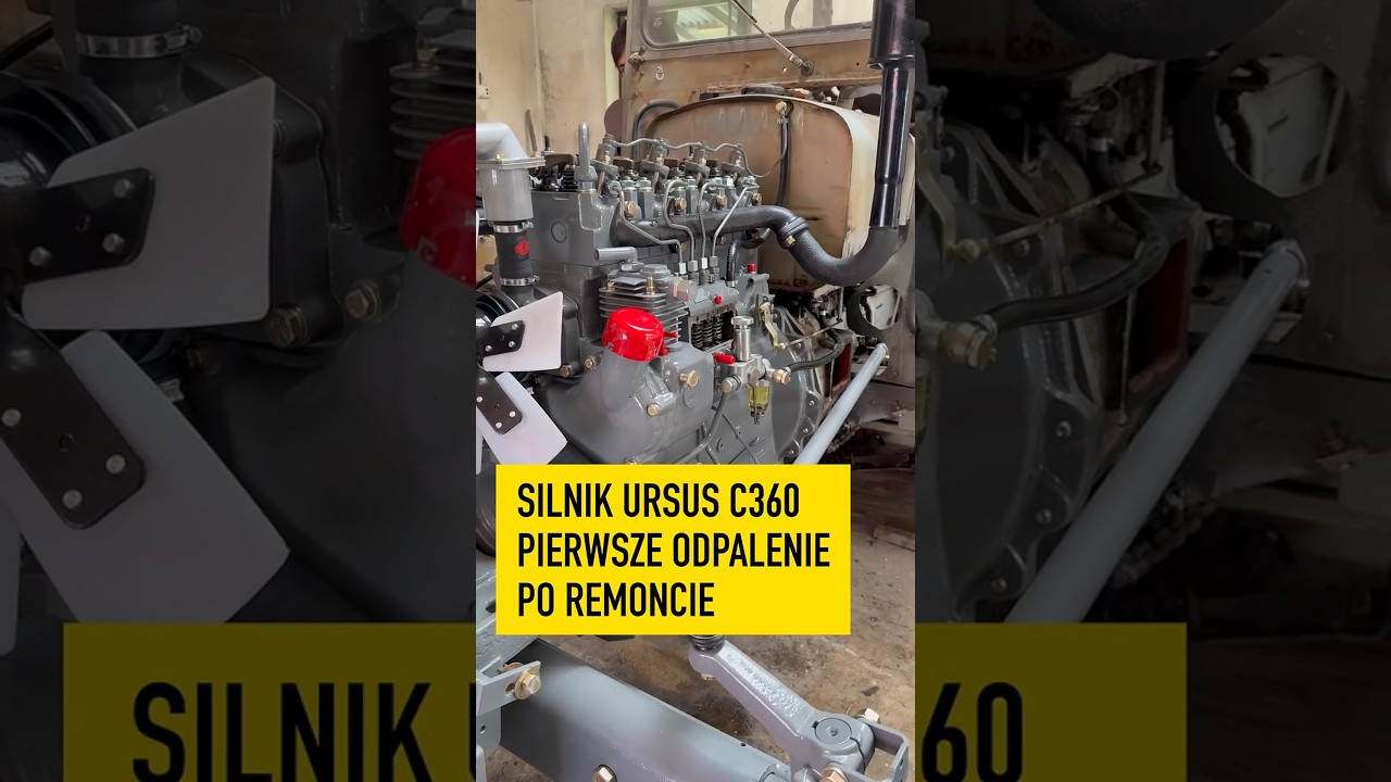 Czy odpali?! 🔧 Pierwszy start Ursusa C-360 po generalce 