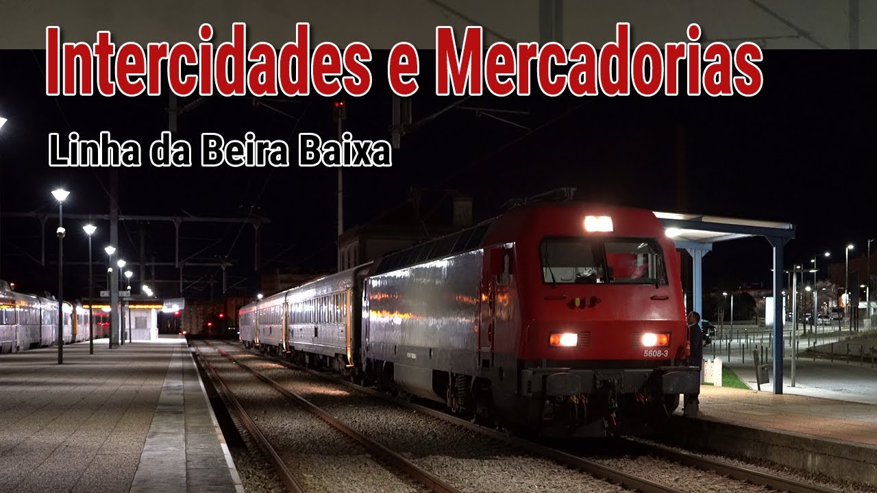 Intercidades e mercadorias na Linha da Beira Baixa