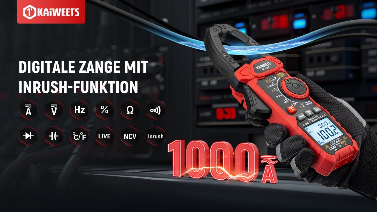 KAIWEETS HT208F Digital Clamp Meter || Inrush Current Can be Measured!